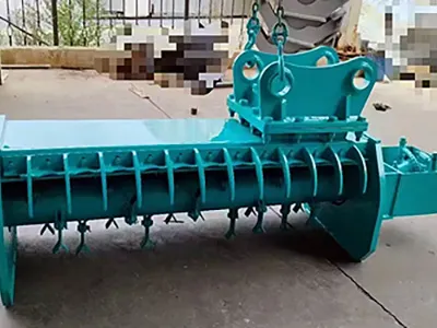 Excavator Lawn Flail Mower Detail Display-1