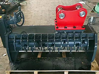 Excavator Lawn Flail Mower Detail Display-3