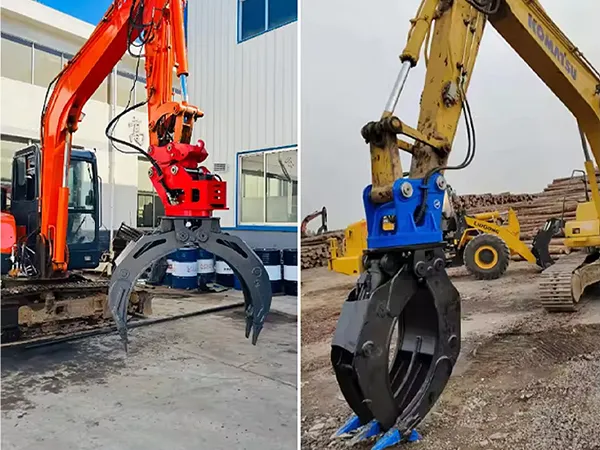 Hydraulic Grapple Attachment for Tractor Detail Display-2