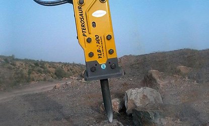 Will a Hydraulic Hammer Break Rock